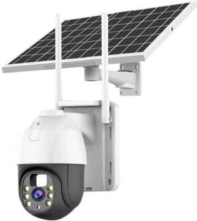 GiftNow 5MP 4G Sim Based Battery Powered Solar Panel 360 View Waterproof Security Camera