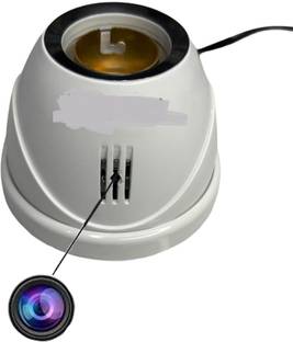 MatLogix Ovel Shape HD WiFi 4K Spy Bulb Holder Camera with Live Recording Security Camera