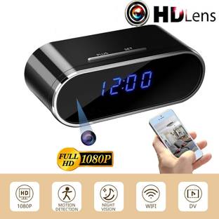 AVOIHS Hidden WiFi Camera HD 4k Live View Table Clock Wireless Night Vision Video Audio Security Camera