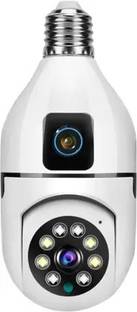 SNARIOVSN Supercam 6MP Dual lens/Dual Screen indoor wifi Camera Night Vision Two way Com Security Camera