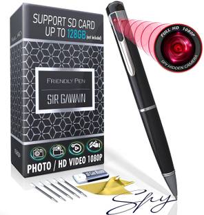VOLTAC SIRGAWAIN 1080P HD Pen Surveillance Hidden Camera with Loop Recording Plug or PC Security Camera