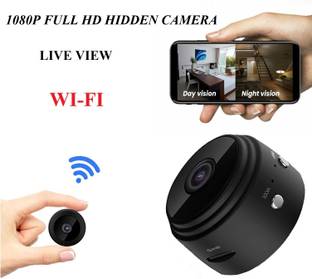 AVOIHS Wifi Wireless 1080p HD Spy Hidden Min Built-in Battery Night Vision Support 64GB Security Camera