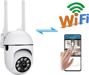 OSHSIZ 1080p Night Vision HD WiFi Camera with Audio Motion Sensor and 360° Rotation Security Camera