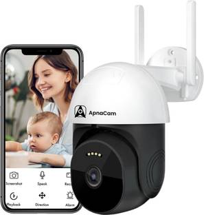 ApnaCam 4G 4MP PTZ 2-way Audio 360° Live View Night Vision Alarm Waterproof Outdoor Security Camera