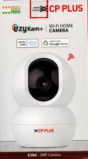 CP PLUS CP-E38A 3MP PT Indoor Wi-Fi camera,4mm Lens, 15Mtr. IR, Security Camera