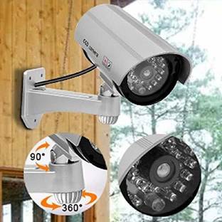 nunki trend Dummy dublicate Security CCTV Camera Waterproof Flashing LED Light(multicolor) Security Camera