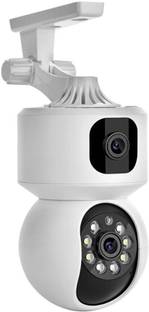 favone dual camera 3mp Full hd WiFi ptz Bulb Camera with Smart Human Motion Tracking Security Camera