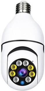 SIFATECH V380 Pro Fisheye 360° Panoramic View 1080p Full HD CCTV Wi-Fi Camera Bulb home Security Camera