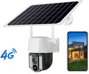 OSHSIZ Solar Powered Outdoor Security Camera with Motion Sensor & 4G SIM Security Camera