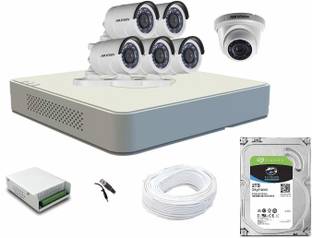 HIKVISION Full HD (2MP) 6 CCTV Cameras & 8 Ch.Full HD DVR 1TB HDD Kit Security Camera