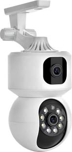lookcam Supercam 5 MP Dual Lens/Screen HD 1080p Al Human Detect.Wifi, Bullet+PTZ Security Camera