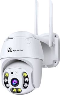 ApnaCam Smart PTZ 2-Way Audio Live View Wifi Color Night Vision 360°Alarm Waterproof Security Camera