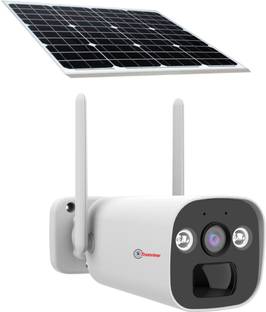 Trueview 4MP Smart CCTV 4G Sim Based Solar Powered Bullet CCTV Camera, Security Camera