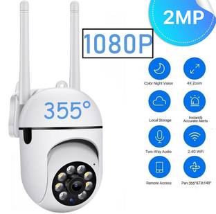 AVOIHS PTZ 1080P HD Hidden CCTV Camera WiFi IR Mobile Live View 2Way Audio Night Vision Security Camera