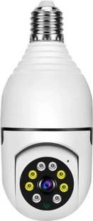 स्पाइसाइट IP Network Night Vision Spy 360 Degree Cctv Camera Wifi Ptz Camera Light Bulb सिक्योरिटी कैमरा