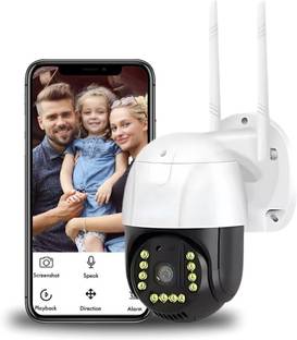 OneXsale 4G Sim Support Live Monitoring, Two-Way Audio Color Night Vision, 360° Rotation Security Camera