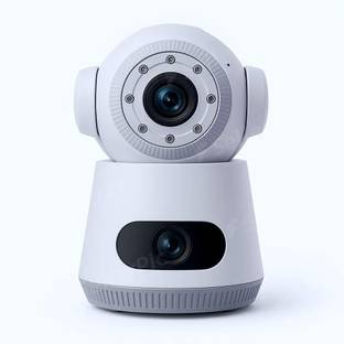 kanyansh 4+4MP Dual Lens PTZ|Live Monitoring|Night Vision|Motion Detection|Two-Way Audio Security Camera