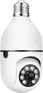 OneXsale 2MP Wifi Bulb Camera Live View Motion Alert Night Vision SD Card Support Security Camera