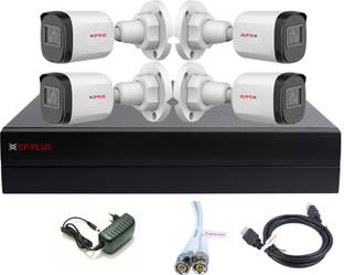 CANRON Bnc & Dc Cp plus Plug-n-Play Full HD 2.4MP IR Bullet Camera with HD DVR Security Camera