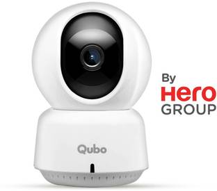 Qubo Smart Cam 360 by HERO GROUP 1080p Full HD WiFi CCTV with Intruder Alarm System Security Camera