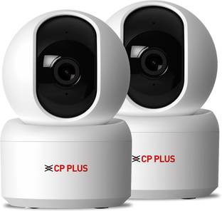 CP PLUS CP-E35Q (Pack of 2) Wifi Smart CCTV Camera with 360 View & CTC Cyber Secure Tech Security Camera
