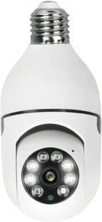 OneXsale 2MP Wifi Bulb Camera Live View Motion Alert Night Vision SD Card Support Security Camera