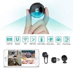 SIFATECH Spy WiFi Magnetic Live Stream 1080P Audio Video Hidden Nanny Camera for Home Security Camera