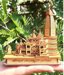 MonkeyCrafts Ram Mandir janmabhoomi Ayodhya Stone Home Temple