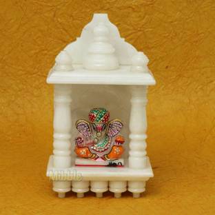 Mibble Mibble Makrana White Marble Mandir for home Stone Home Temple