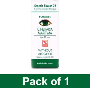 Dr.Willmar Schwabe Germany Cineraria Maritima D2 (Without Alchohol) Eye Drops