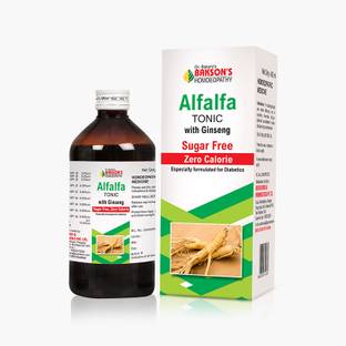 Bakson's Homoeopathy ALFALFA TONIC WITH GINSENG ( SUGAR FREE) Syrup