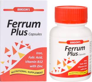 Bakson Ferrum Plus Nutritional Supplement Capsules