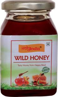 Holyindia Wild Honey From Happy Bees 100% Raw Pure and Natural | No Added Sugar