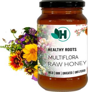 Healthy Roots Mutiflora Honey 1Kg Organic Raw Unprocessed ( Pure & Natural )