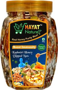 Hayat Nature Organic & Pure Kashmiri Honey With Roasted and Crunchy Dryfruits & Nuts with 100% Immunity & Energy Booster