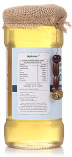 apidear Natural Honey Kashmiri White 100%Pure & RAW Honey Unprocessed Rich in Nutrients