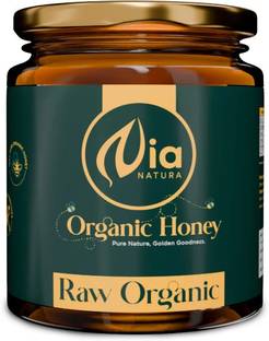 Nia Natura 100% Pure Organic Honey 250g | Unprocessed, Raw, Without Sugar | Raw Organic