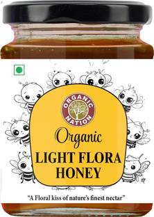 Organic Nation Light Flora Honey | Natural Wildflower Honey | No Added Sugar