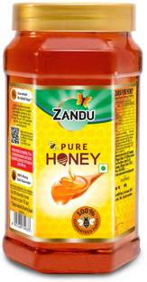ZANDU Pure Honey, 100% Purity, No Added Sugar