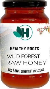 Healthy Roots Wildforest Honey 500gm Organic Raw Unprocessed ( Pure & Natural)