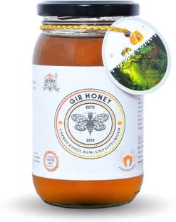 Gir Honey Raw Organic 100% Pure Natural Honey(Unprocessed, Unpasteurized, No Preservatives)