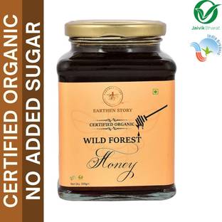 Earthen Story Organic Wild Forest Honey | Raw and Unprocessed | 100% Pure & Natural