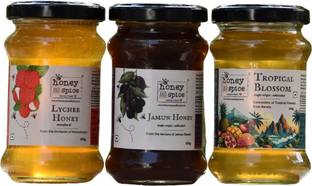 honey and spice Limited Edition Honey Combo-Lychee honey,Jamun honey and Tropical blossom honey