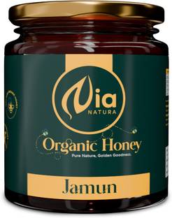 Nia Natura 100% Pure Organic Honey 250g | Unprocessed, Raw, Without Sugar | Jamun