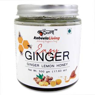 kabeela living Ginger Lemon Honey, Honey Health Supplement, Ginger Lemon Infused Raw Honey