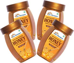 Dr. Morepen Natural & Pure Honey NMR Tested & No Sugar Adulteration Pack of 4 - 250g Each