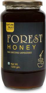nature trust Wild Forest Raw Honey Pure Natural & Unfiltered Wild Forest Honey 1200g