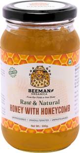 BEEMAN ORGANICA Raw & Natural Honeycomb Pure Zero Adulteration High Nutrition