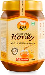 ANP BEE Raw Unpasteurized Pure Honey 500g Pack | NMR Tested I Unfiltered Honey