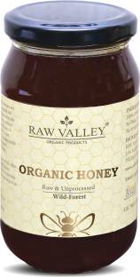 RAW VALLEY Raw Organic Honey | NPOP Certified| Unprocessed & Unpasteurised| NMR Tested Pure